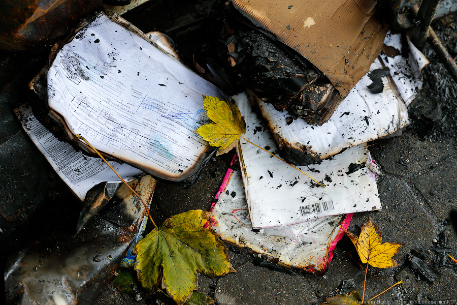 Ничего не ждем: пострадавшие о последствиях пожара на пр. Калинина (фото)