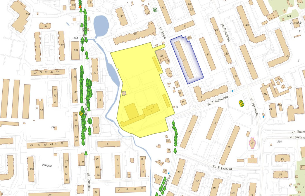Под новый корпус школы в Чкаловске разрешили вырубить почти 70 деревьев