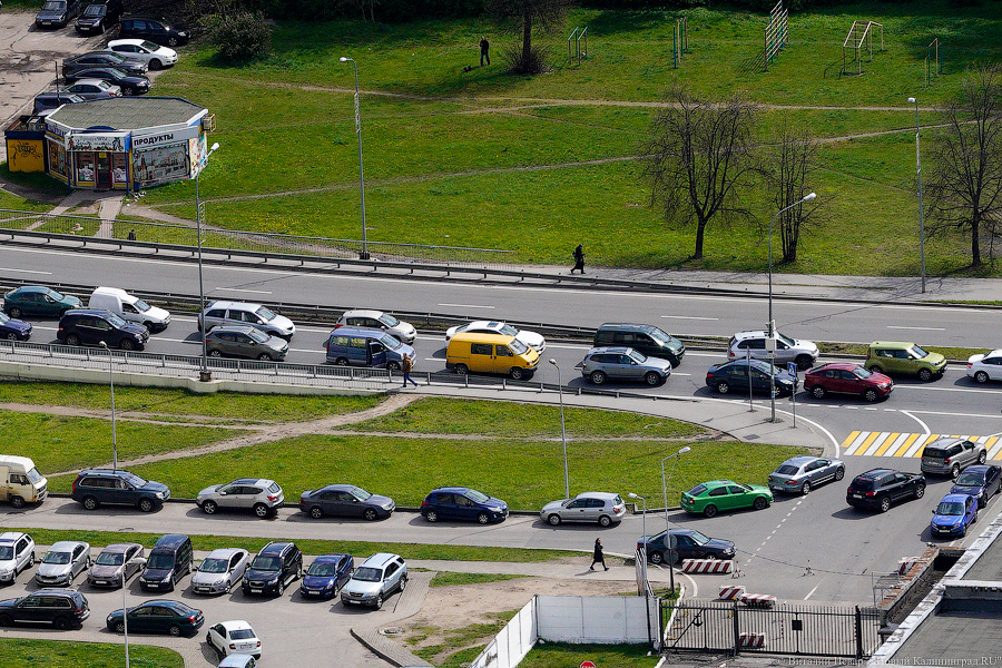 Пробки с воздуха: как прошла генеральная репетиция парада в Калининграде (фото)