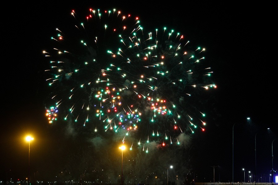 Россия вне конкурса: в Калининграде завершился чемпионат фейерверков (видео)