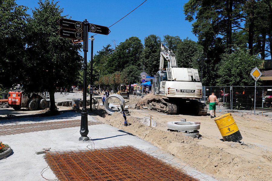 Курорт наизнанку: в Светлогорске наступил разгар ремонтного сезона