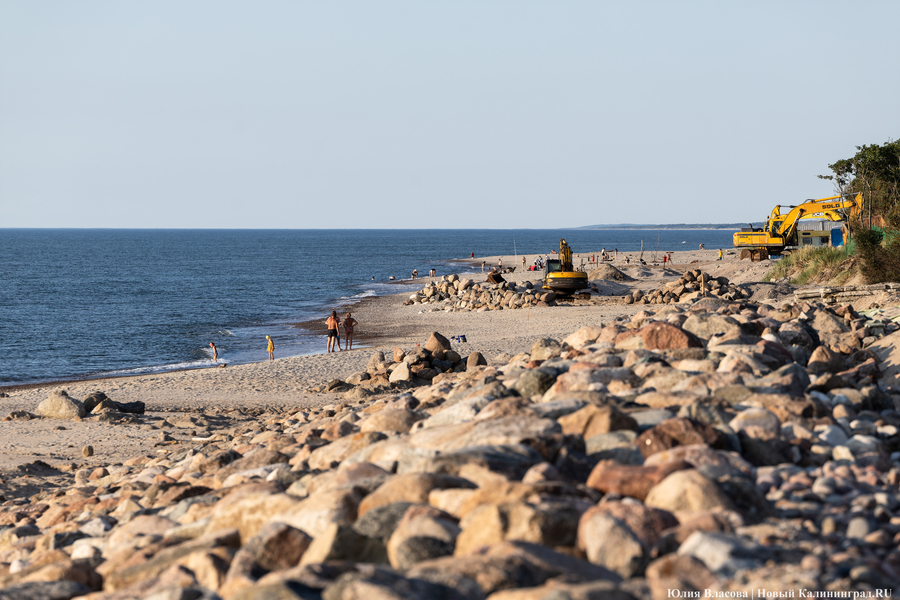 Эксперт предложил ловить песок, который уносит с калининградских пляжей в Литву