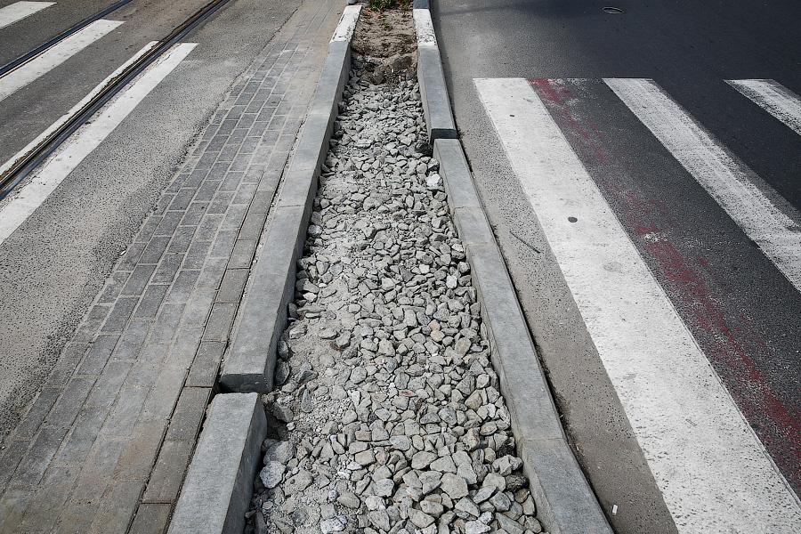 На площади Победы по поручению Ярошука выкапывают бордюры (фото)