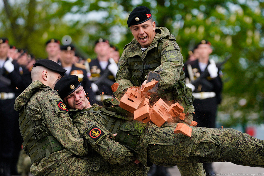 Пушки и «мини-Петр»: в Балтийске прошёл парад в честь Дня Балтфлота (фото)