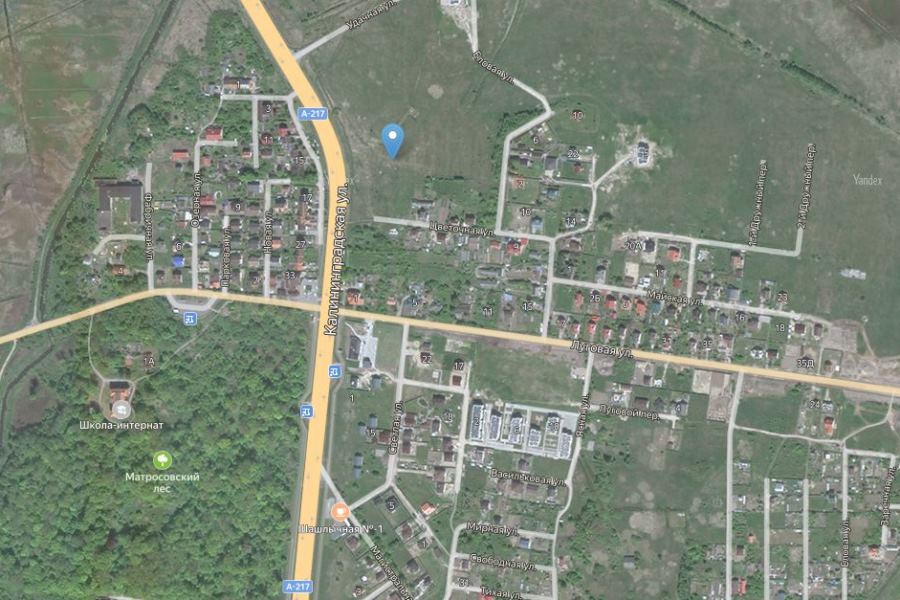 Скриншот сервиса «Яндекс.Карты»