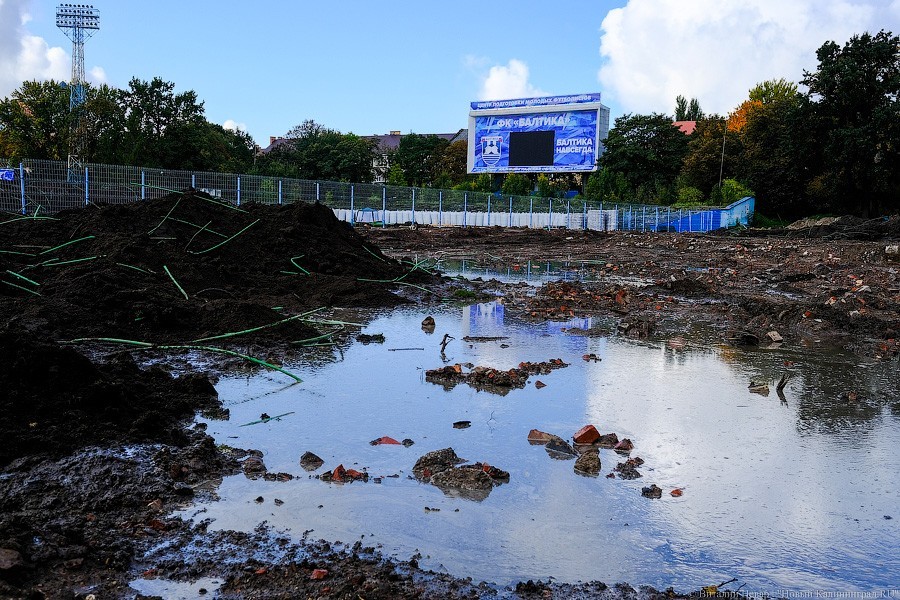 Огород вместо поля: что происходит со стадионом «Балтика» прямо сейчас (фото)