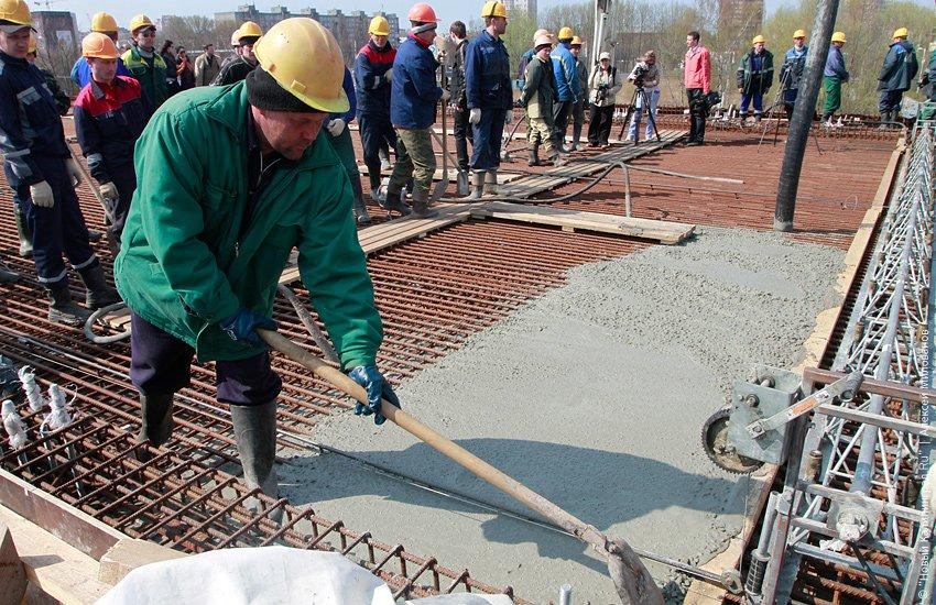 "Первый бетон на второй эстакаде": фоторепортаж "Нового Калининграда.Ru"
