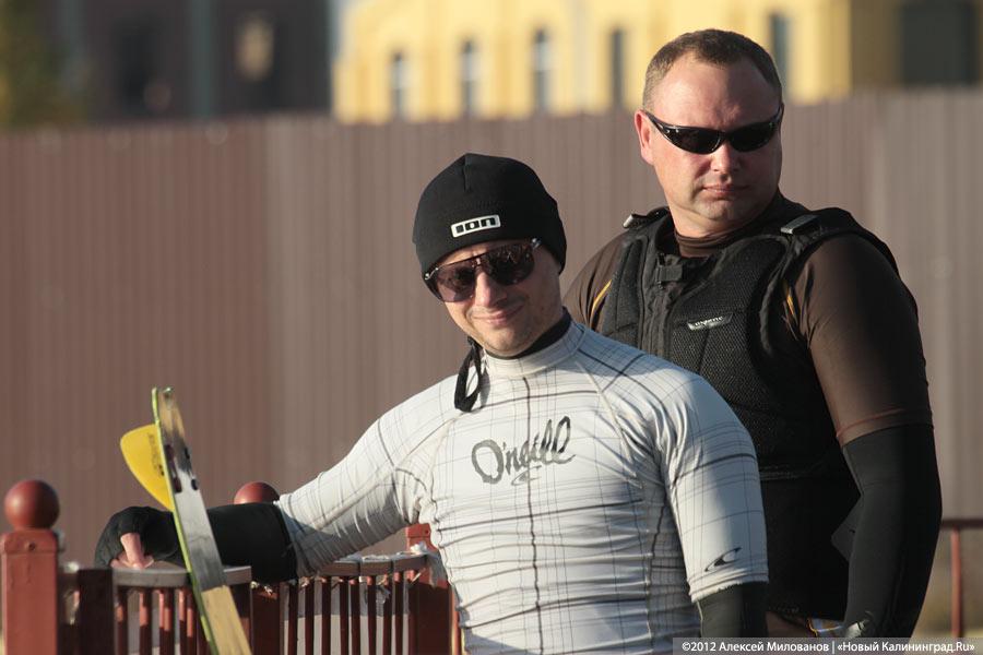 «Конец в воду»: фоторепортаж с закрытия аквабайк-сезона на Преголе