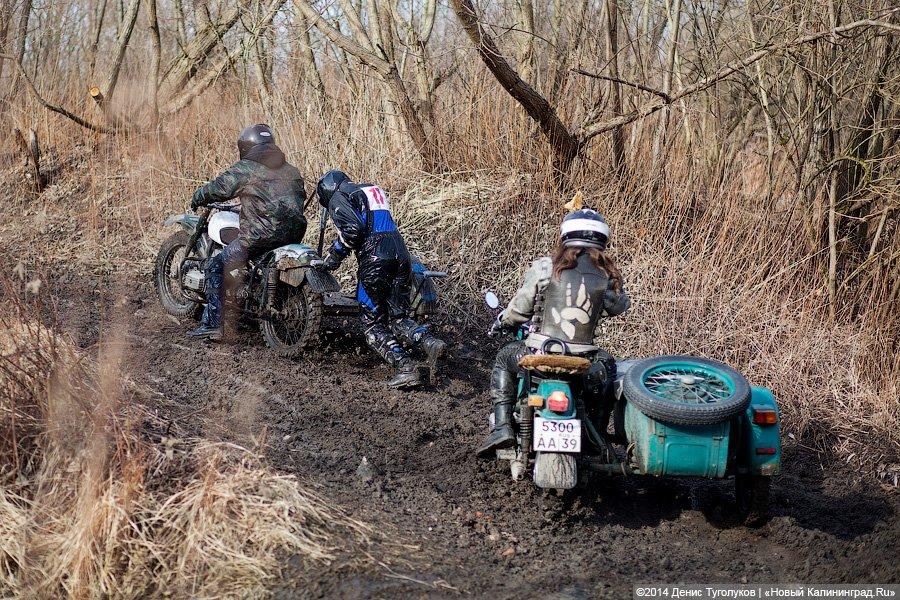День грязного пингвина: в Калининграде прошел зимний мотокросс