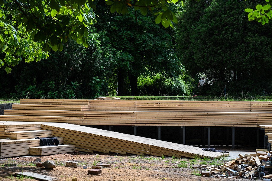 «Вступают в финальную стадию»: как выглядит остров Канта в ходе реконструкции (фото)