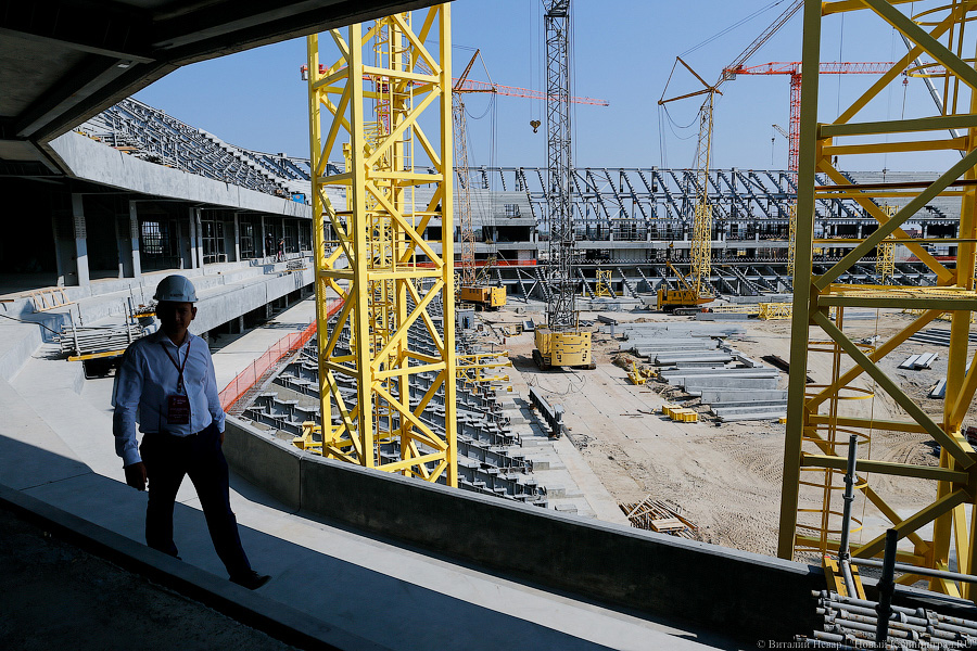 Жаркий визит: ход строительства объектов ЧМ-2018 проинспектировала FIFА