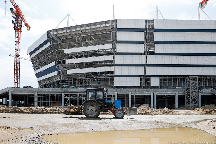 Изгоняющие воду: что увидел вице-премьер Мутко на стадионе к ЧМ-2018