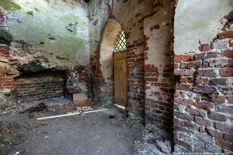 Арендатор кирхи Рудау через экспертизу установил состав старинной кладочной смеси