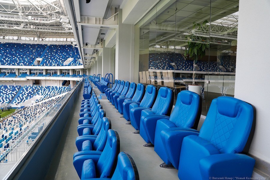 На стадионе «Калининград» сдают в аренду под офисы четыре «ложи гостеприимства»