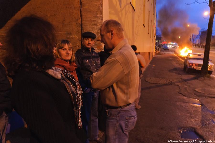 "Пожар на дороге": фоторепортаж "Нового Калининграда.Ru"