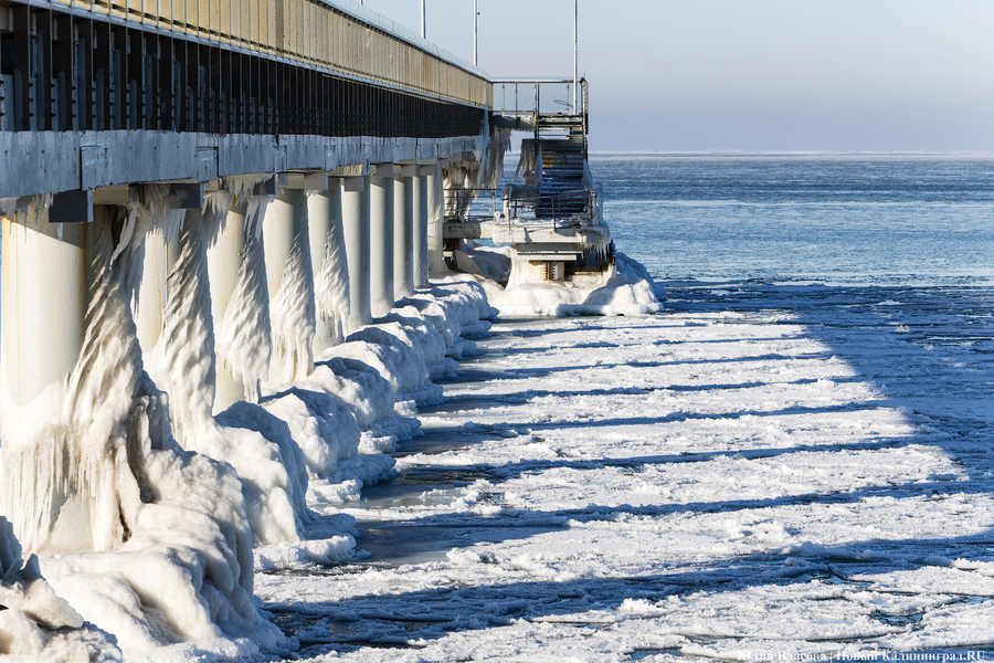 Балтика во льдах: как выглядит побережье после рекордных морозов