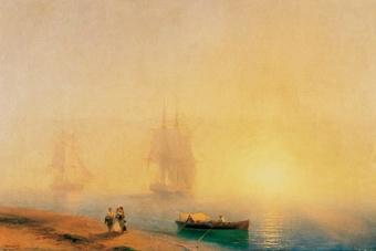 Иван Айвазовский «Прощание на рассвете», иллюстрация с сайта Морского музея