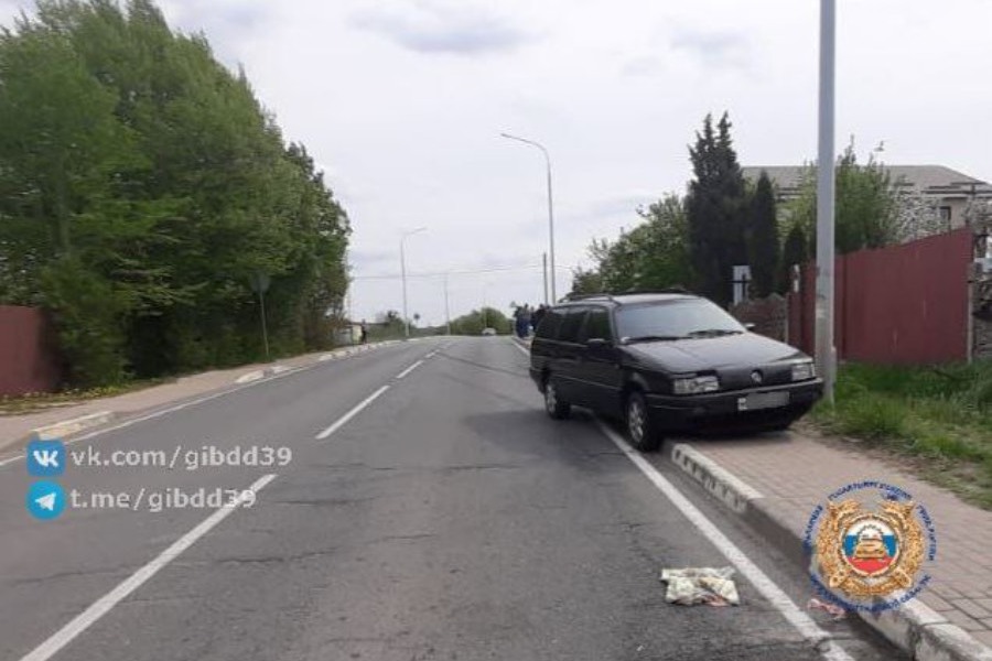 В ДТП в Гвардейском пострадал ребёнок, переходивший дорогу неположенном месте