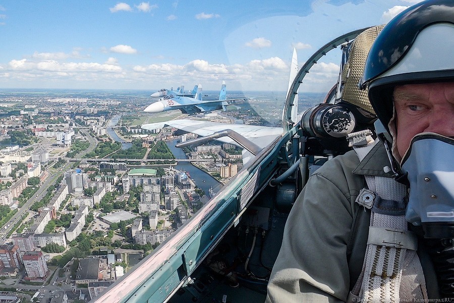 Репетиция парада из кабины истребителя. Фоторепортаж НК