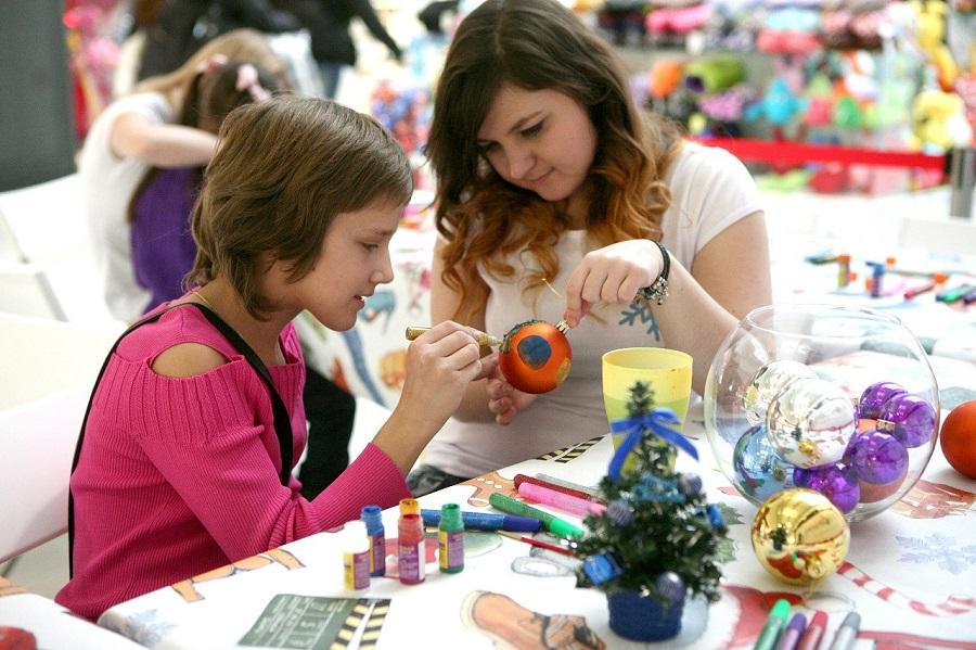 Не пропустите детский мастер-класс «Елочная игрушка» в «Меге»!