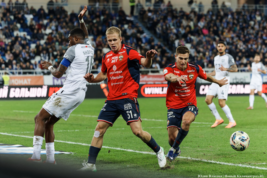 «Запредельный градус матча»: как прошла игра между «Балтикой» и ЦСКА (фото)