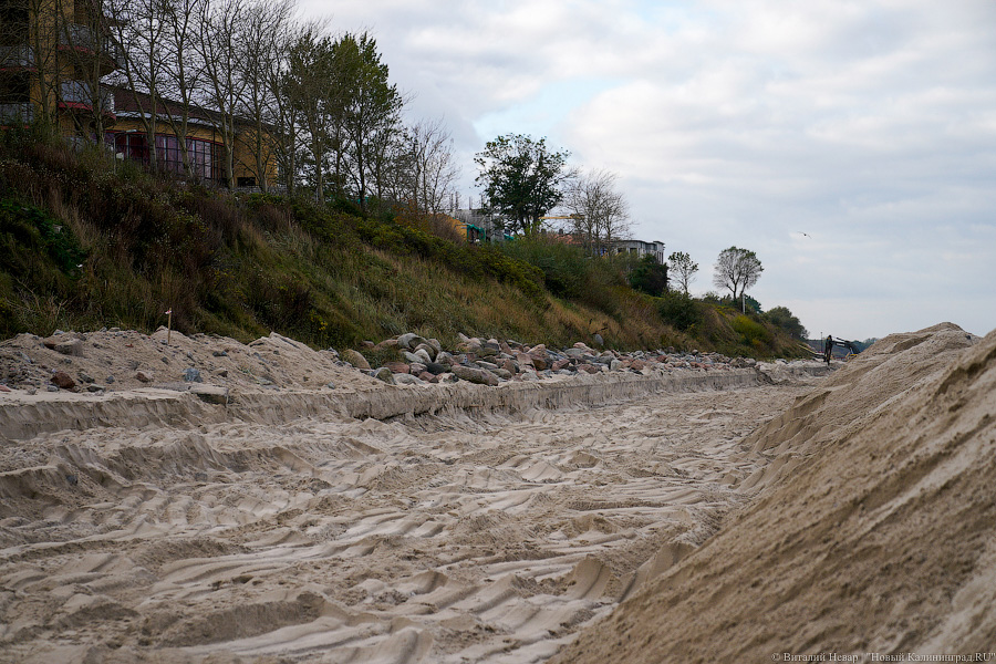 От «Нептуна» до кемпинга: в Зеленоградске укрепляют 1,5 км морского побережья (фото)