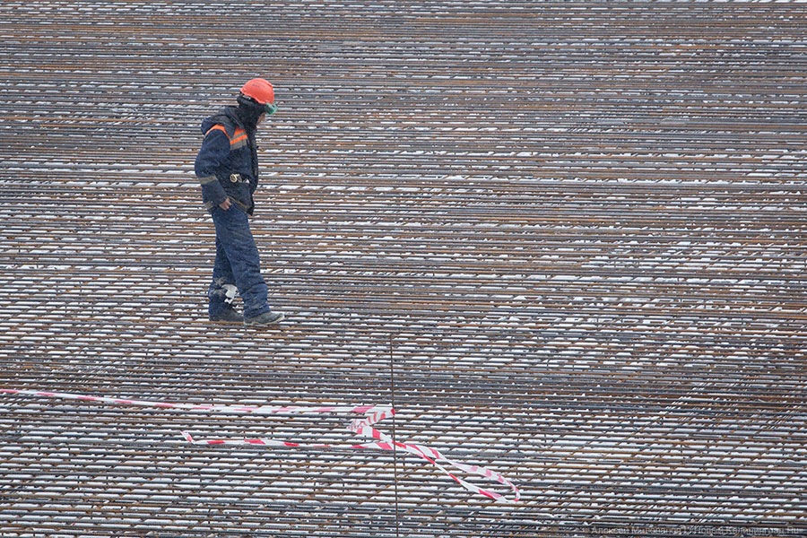 «Яркие, чёткие контуры»: каким увидел строящийся стадион в Калининграде Цуканов