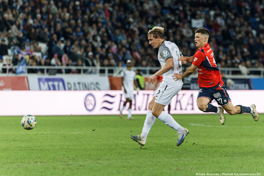 «Запредельный градус матча»: как прошла игра между «Балтикой» и ЦСКА (фото)