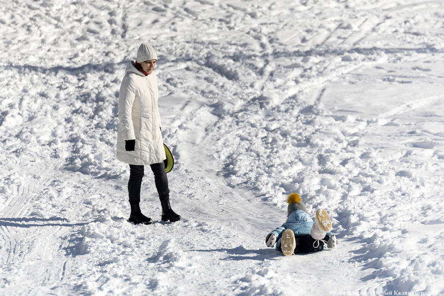 Зима не сдаётся: как выглядят улицы Калининграда после «снежного удара» (фото)
