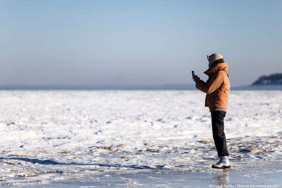 Балтика во льдах: как выглядит побережье после рекордных морозов