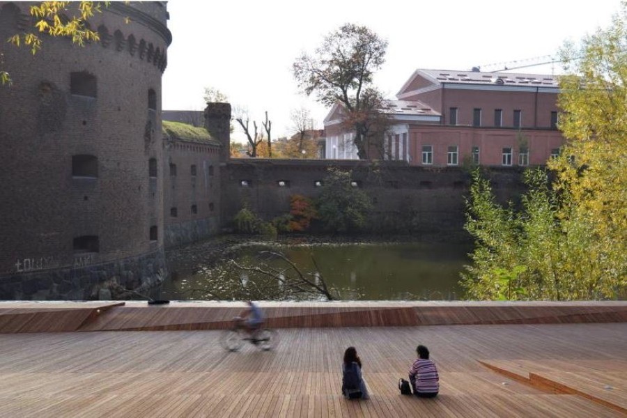 Созерцание и покой: в «Воротах» презентовали концепцию парка за башней Врангеля