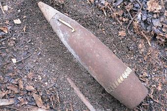 Во дворе дома в Калининграде обнаружена 82-мм мина времен войны