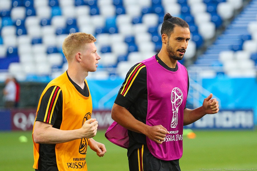 Кто из них не выйдет на поле?: предматчевая тренировка сборной Бельгии (фото)