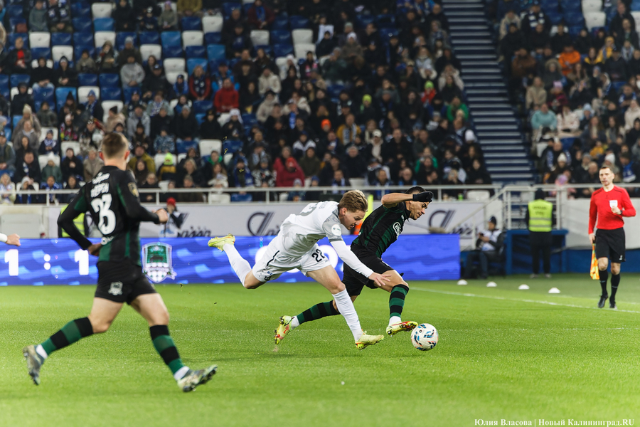 Ничья почти равна победе: как «Балтика» пободалась с «Краснодаром» (фото)