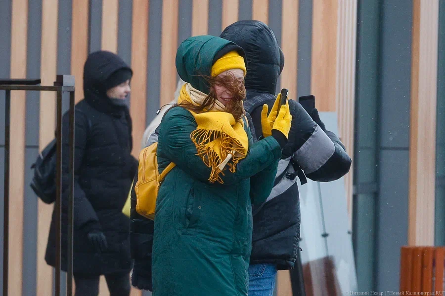 В Калининградской области ожидается усиление ветра