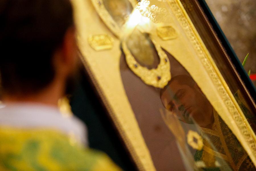 Образ преподобного: в регион привезли икону и частицу мощей Сергия Радонежского