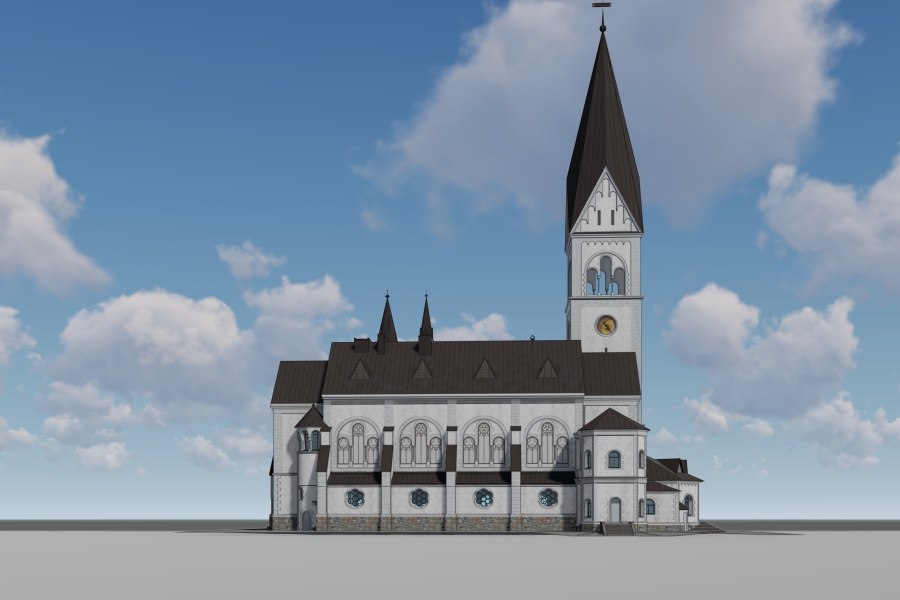 Власти хотят отремонтировать кирху королевы Луизы в исторических цветах до конца осени