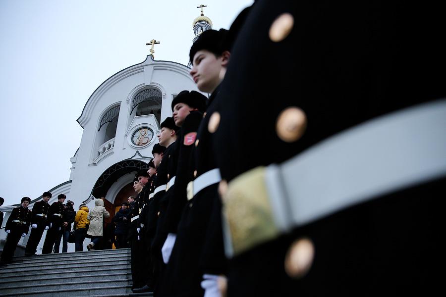 Орден за храм: что Патриарх шепнул на ухо Ярошуку на торжественной службе