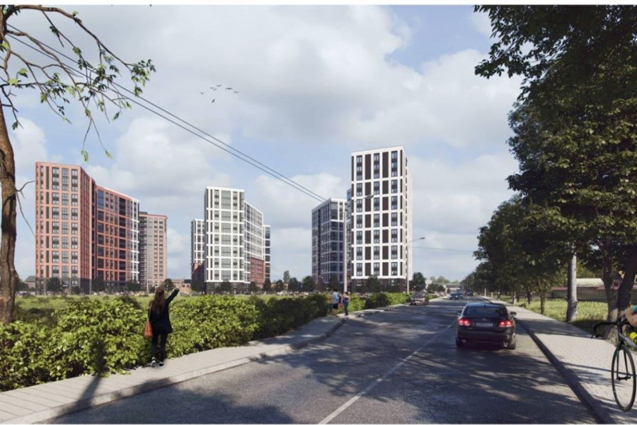 Между ул. Невского и Арсенальной хотят построить шесть 17-этажных домов (фото)