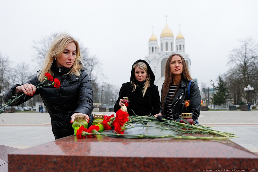 «Калининград-Санкт-Петербург»: в городе прошла акция памяти погибших в метро