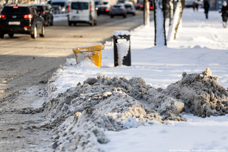 Внезапный снег: Калининград опять оказался не готов к осадкам (фото)