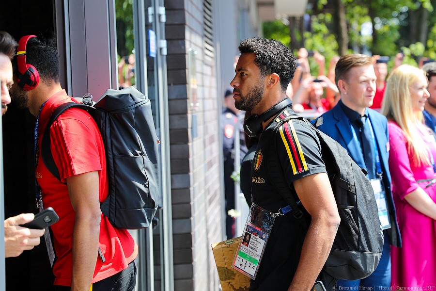 Компани, де Брёйне, Феллайни и тот самый Анри: сборная Бельгии в городе (фото)