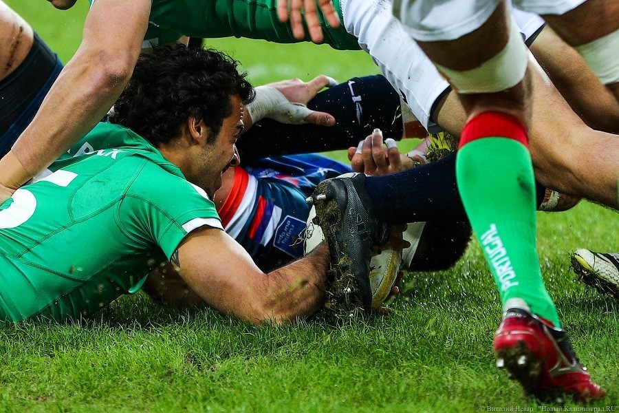 Россия — Португалия: как наши парни победили в матче Rugby Europe в Калининграде