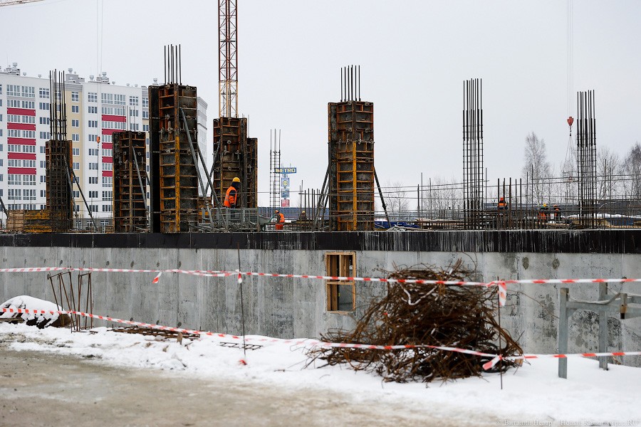 Строительство школы на ул. Аксакова. Фото — Виталий Невар, «Новый Калининград»