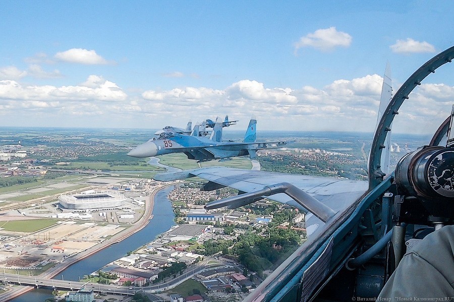 Репетиция парада из кабины истребителя. Фоторепортаж НК