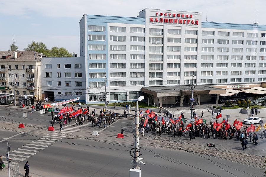 Все на Первомай: в Калининграде прошли праздничные шествия