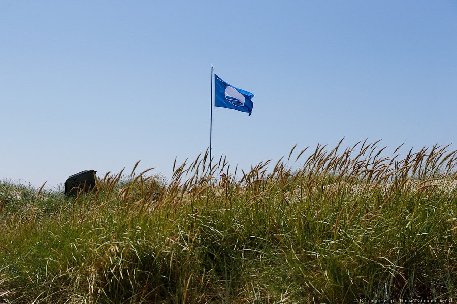 Оба пляжа Янтарного получили «Голубой флаг»