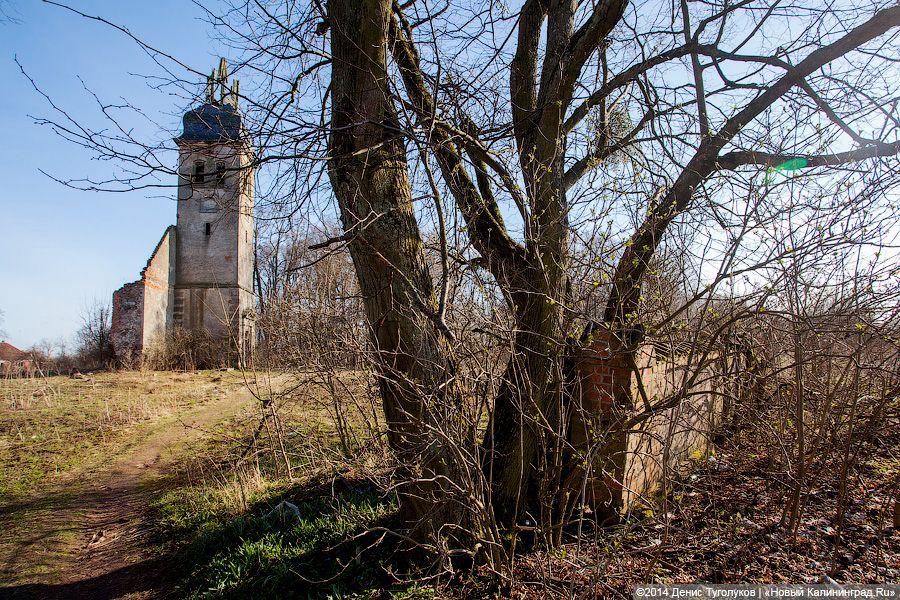 Две башни: руины кирх в поселках Дальнее и Высокое Гвардейского и Славского районов
