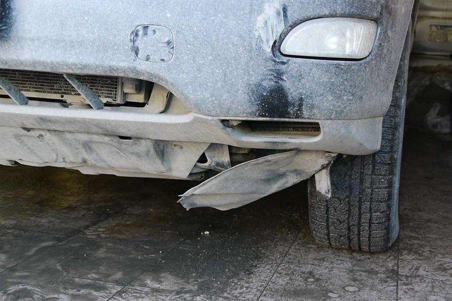 В Калининграде на улице Суворова одного пешехода дважды сбили машины (+фото)