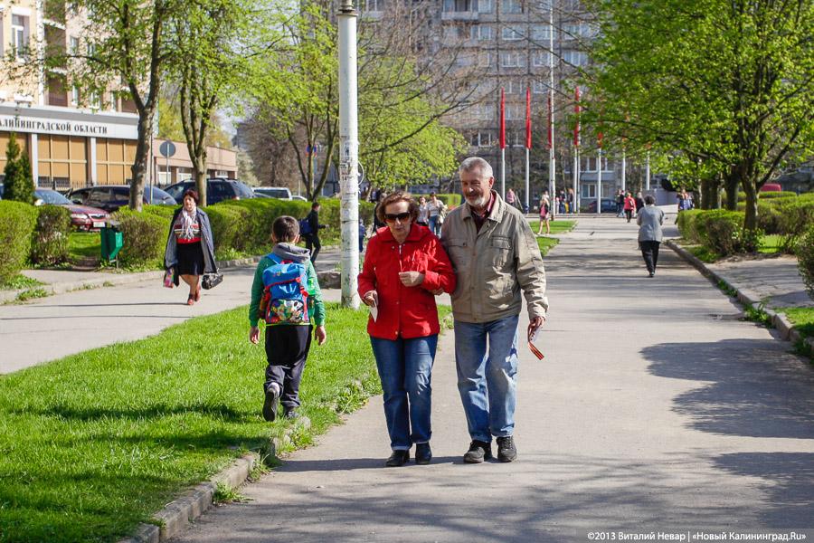 «Память на память»: в Калининграде начали раздавать георгиевские ленточки (фото)